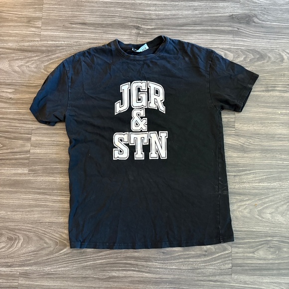 Jagger & Stone Oversized Black 100% Cotton Short Sleeve Tee - Picture 5 of 9